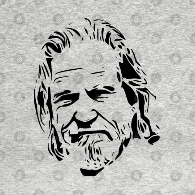 Jeff Bridges Stencil by MarkRame